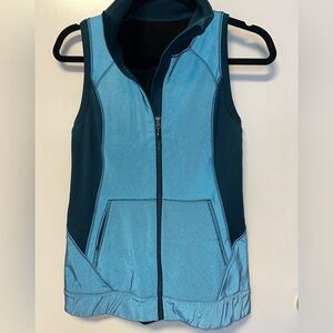 blue reflective lululemon vest